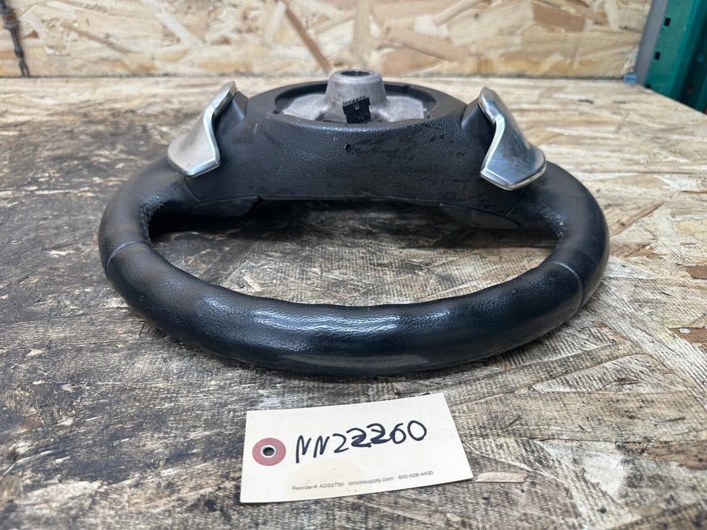BMW 06-11 E90 3 SERIES BLACK LEATHER SPORT STEERING WHEEL W PADDLES OEM 6795858