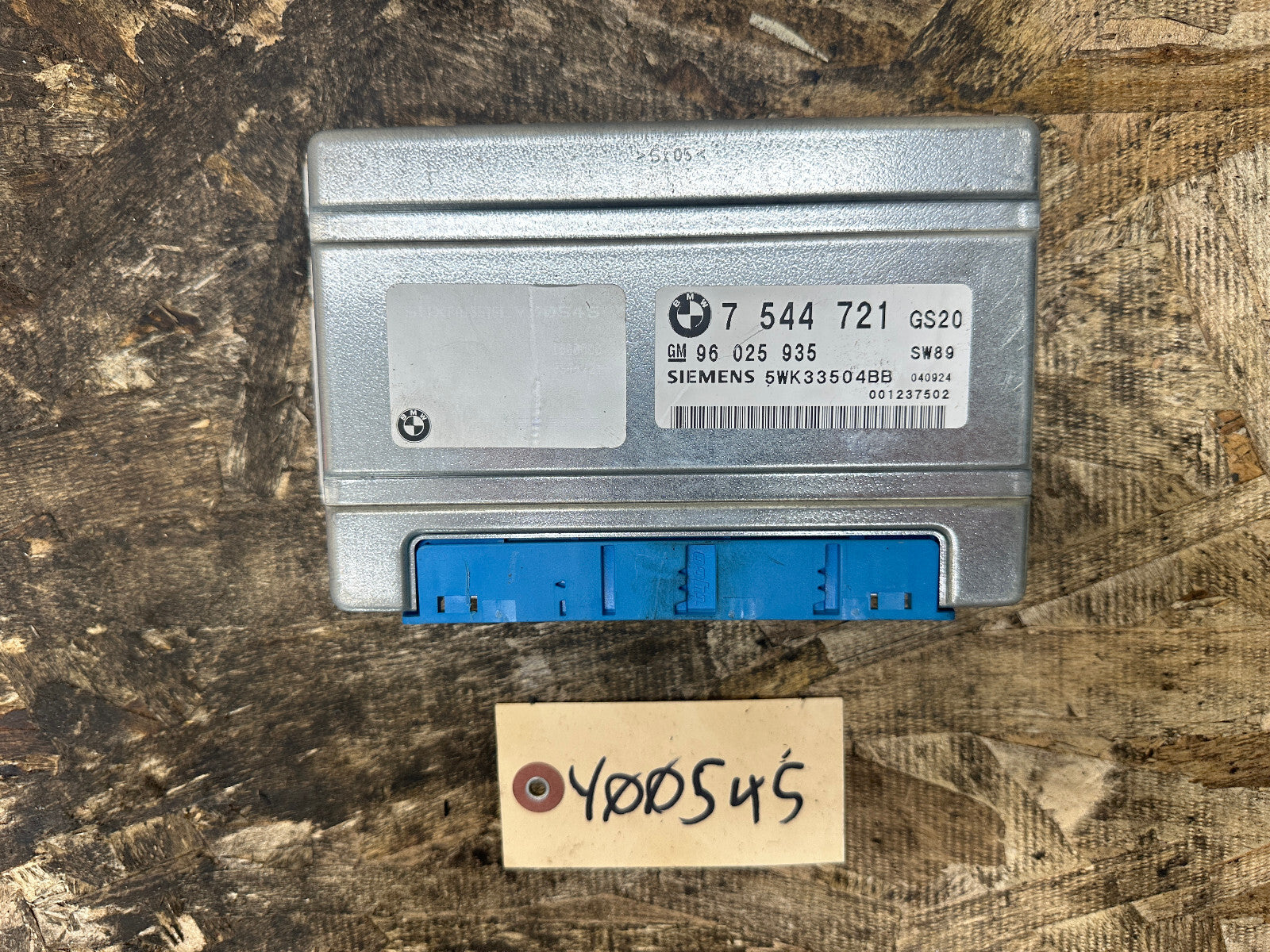 BMW 00-6 E46 E83 E53 3 SERIES X3 X5 AUTO TRANSMISSON CONTROL MODULE TCU 7544721