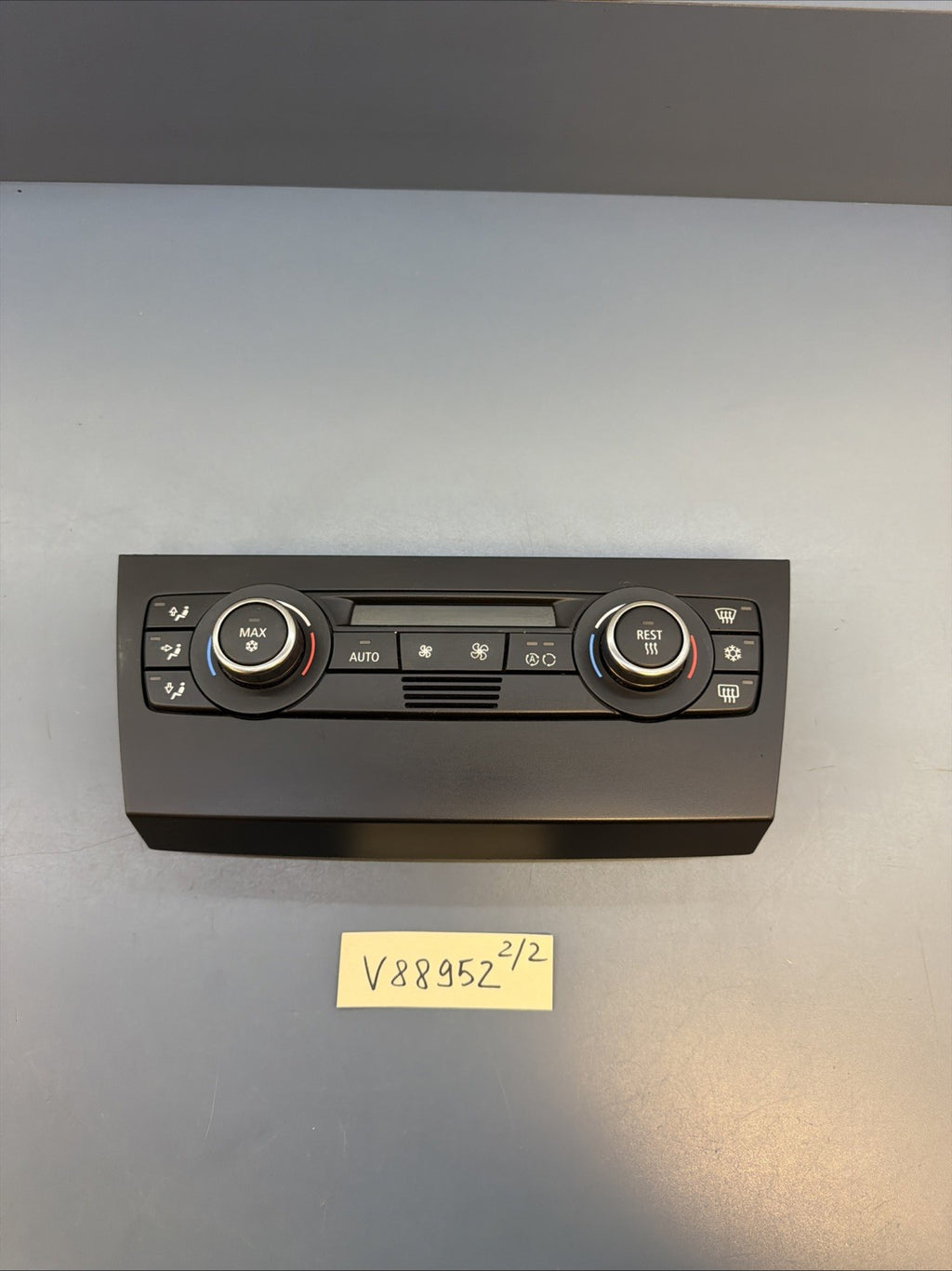 BMW 06-12 E90 E92 AC HEATER CLIMATE CONTROL SWITCH PANEL W HEATED SEATS 9162984