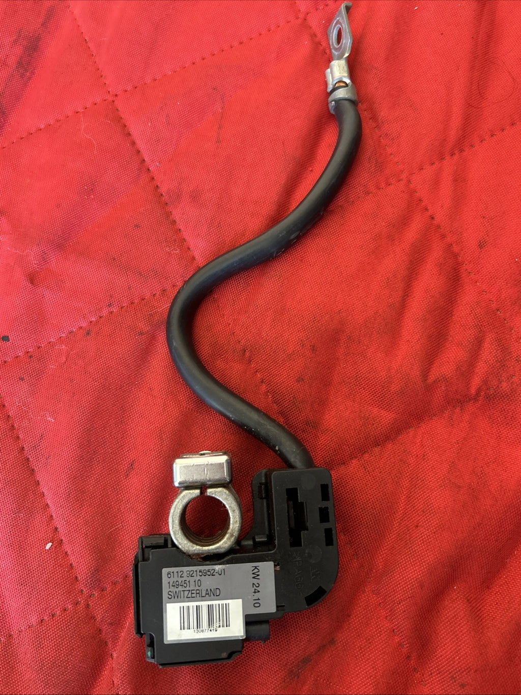 2006-2013 BMW 328i 335i E90 E92 Negative Battery Cable IBS Sensor OEM 9215952