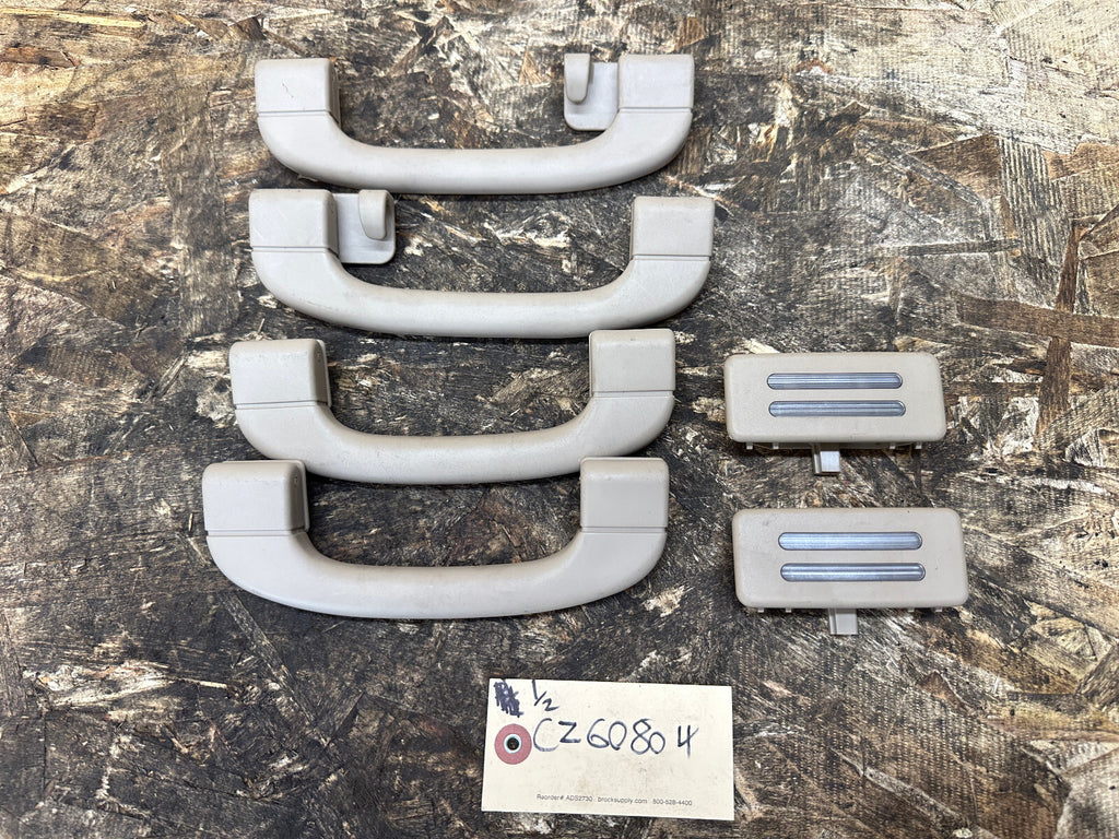 BMW 03-10 E60 5 SERIES BEIGE/TAN GRAB HANDEL+INTERIOR LIGHTS SET 6PC 6962017