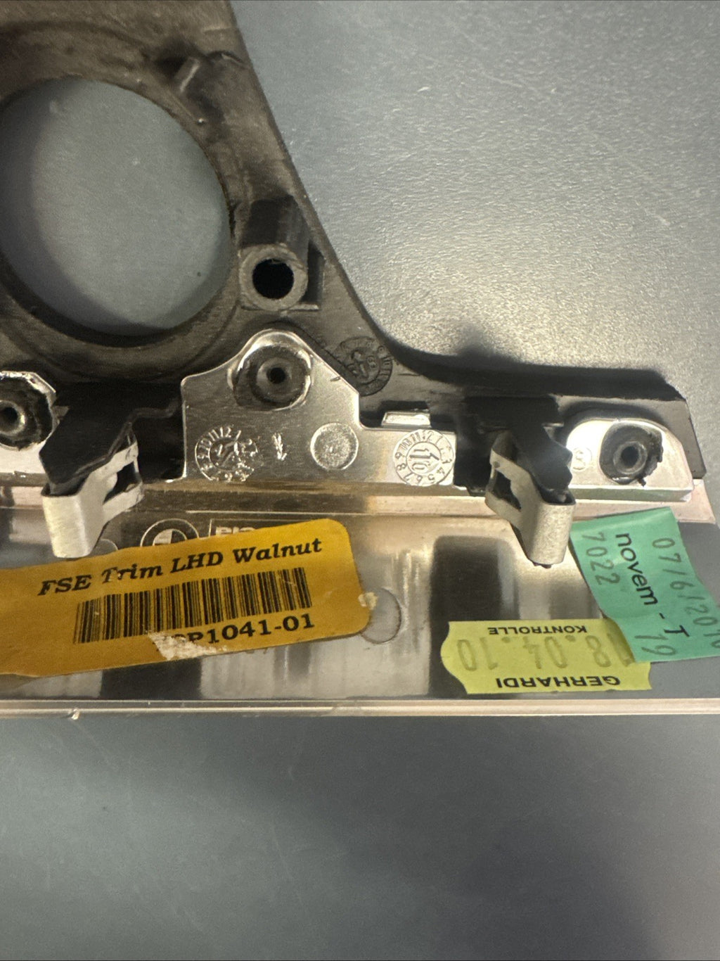 2007-2013 BMW X5 E70 X6 ENGINE KEY START SWITCH TRIM PANEL COVER 4992201 OEM