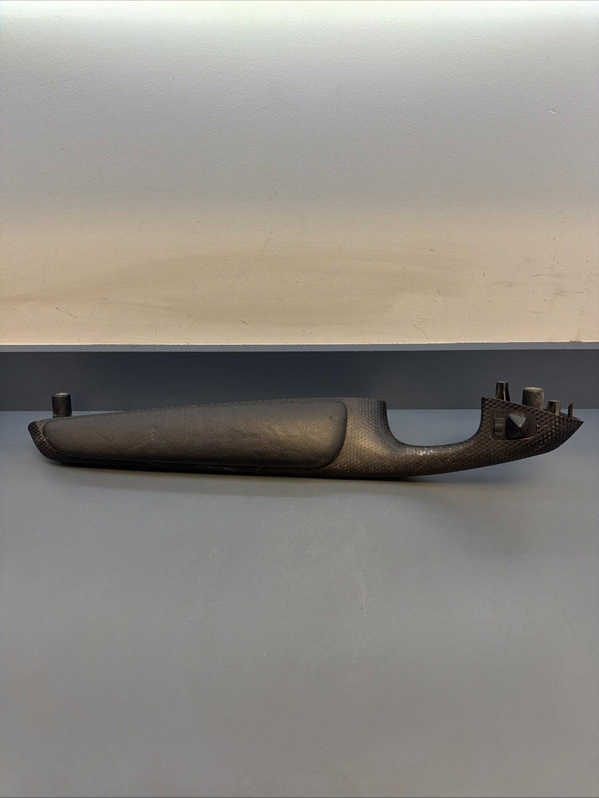 BMW E46 Coupe Convertible Armrest Door Trim Panel Front Left Black 8241093