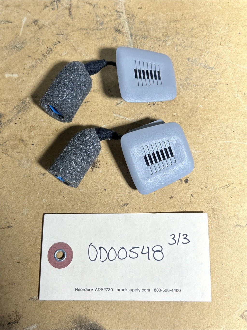 2011-2017 X3 OEM BMW Hands-free Microphone SET OF 2 F15 F25 9263744 GREY