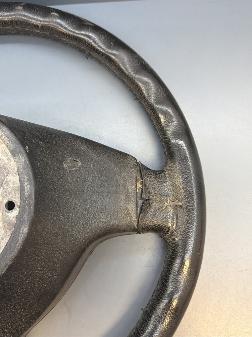 BMW 99-06 E46 3 SERIES BLACK LEATHER SPORT STEERING WHEEL OEM 101493/6760659
