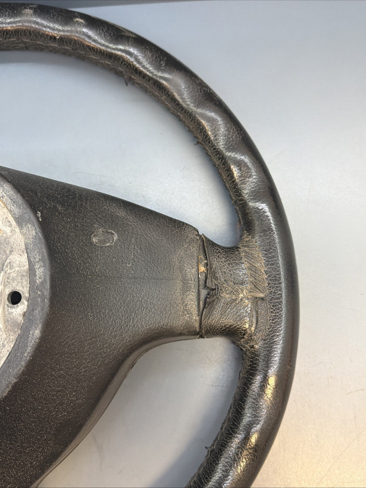BMW 99-06 E46 3 SERIES BLACK LEATHER SPORT STEERING WHEEL OEM 101493/6760659
