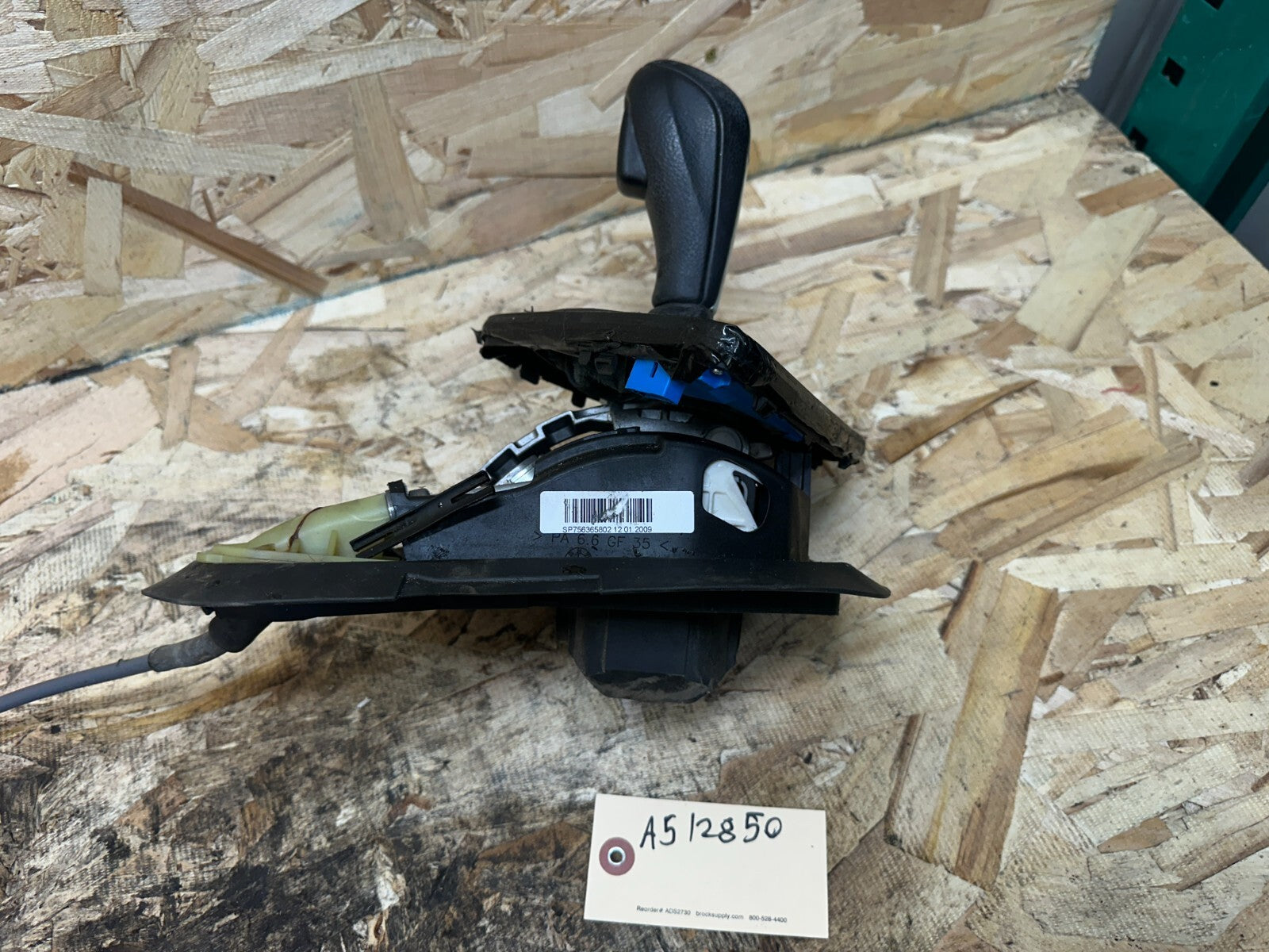 BMW 06-13 E90 AUTOMATIC TRANSMISSION GEAR SHIFTER/SELECTOR BLACK OEM 756365802