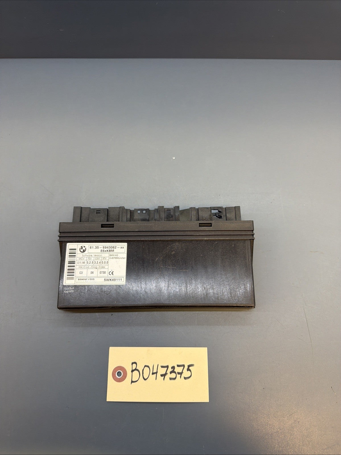 04-10 BMW E60 E63 E64 5 6 Series BCU BCM Body Control Module 6943062 OEM