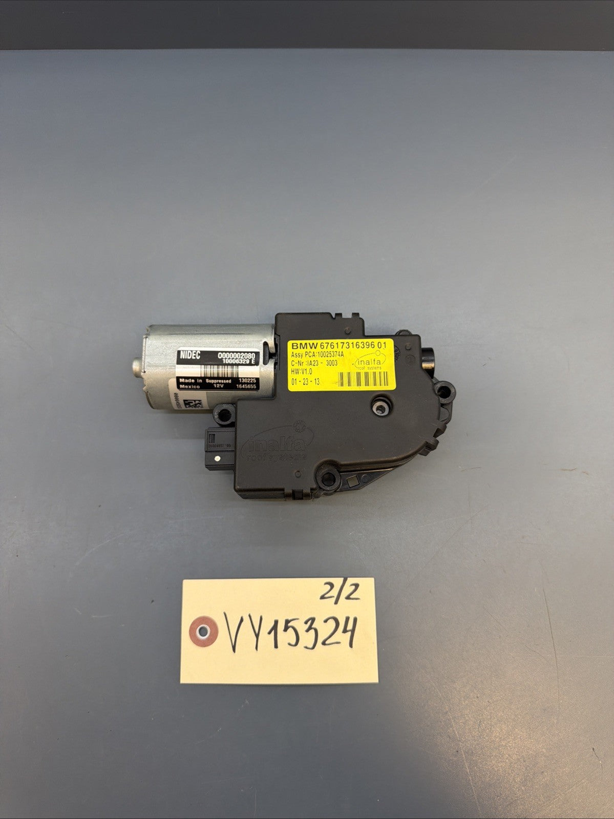 2011-2018 BMW X1 X3 X4 X5 Panoramic Sunroof Drive Motor 7316396 OEM