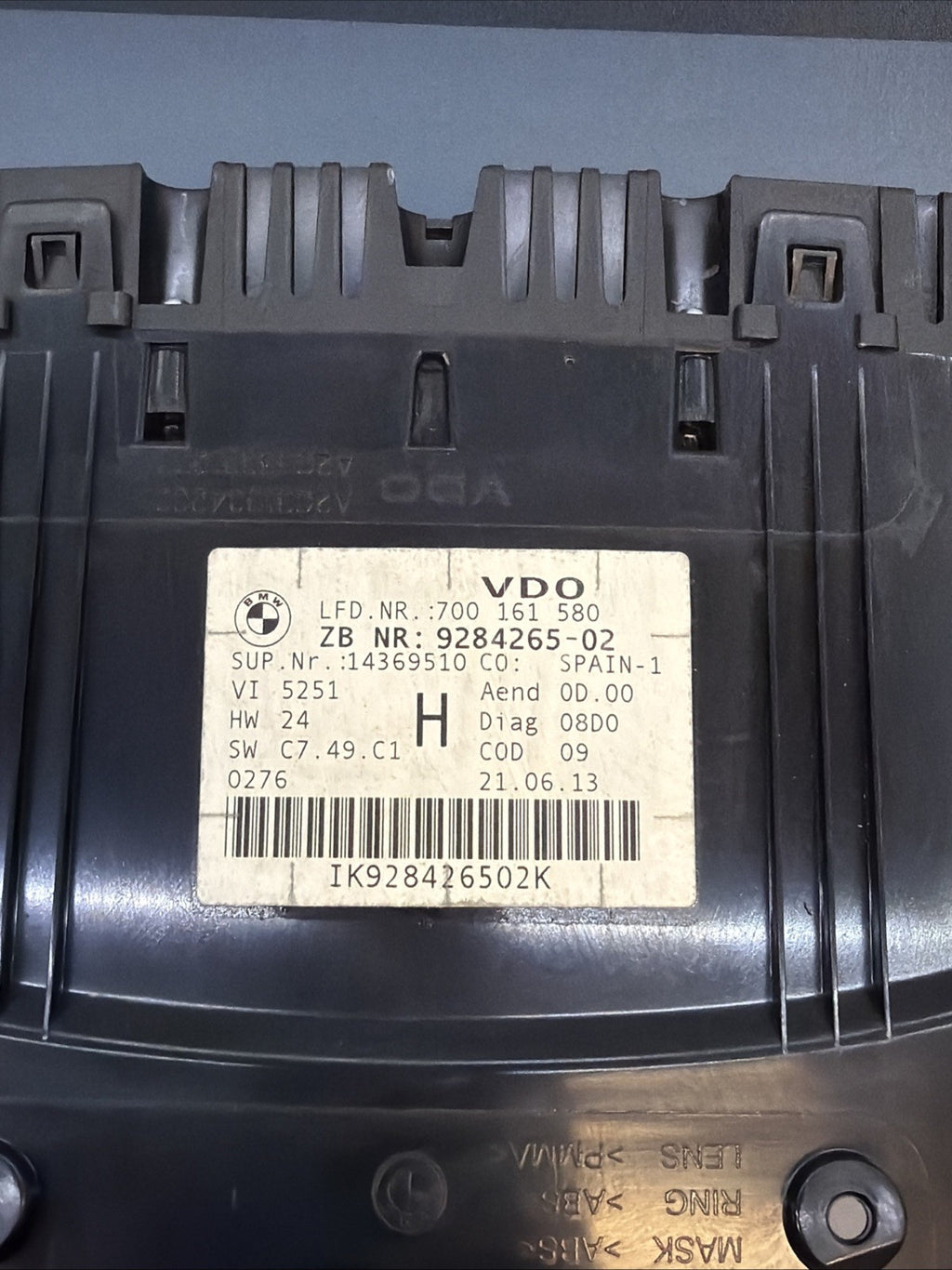 13-15 BMW E84 X1 Instrument Speedometer Cluster 9284265 OEM 122K MILES