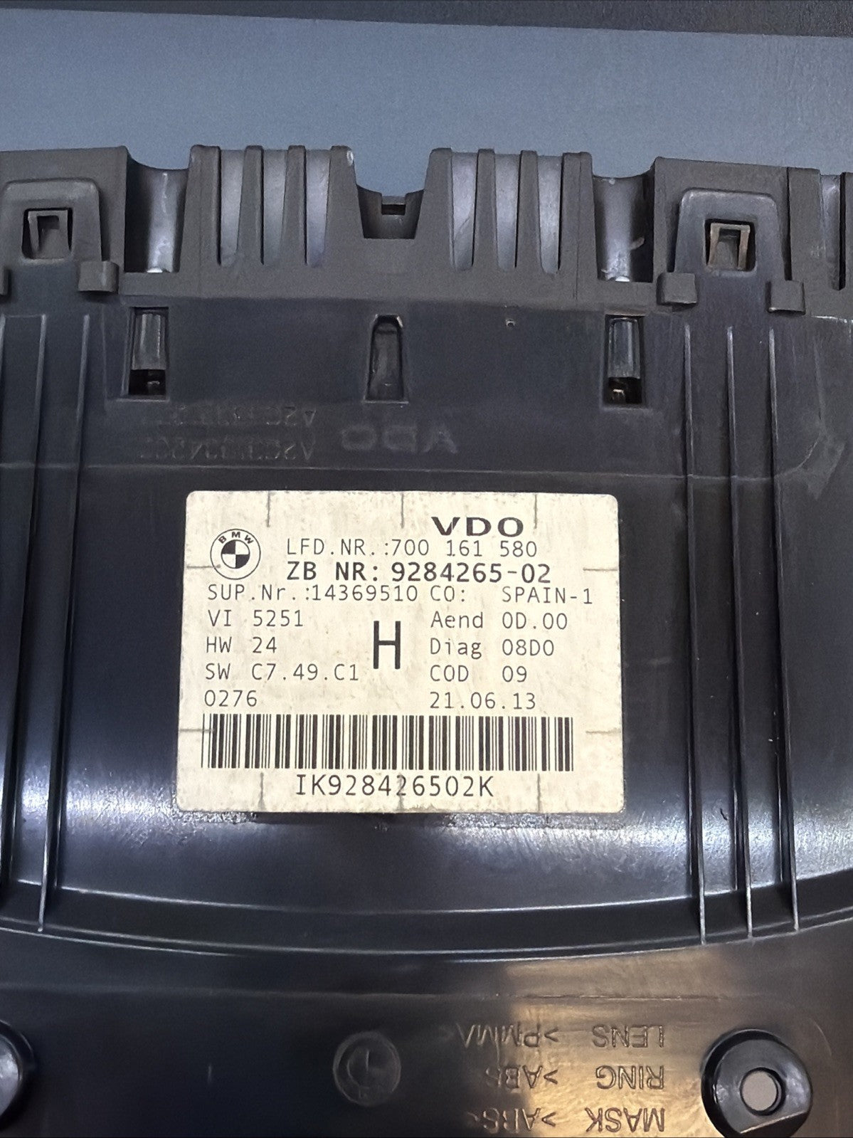 13-15 BMW E84 X1 Instrument Speedometer Cluster 9284265 OEM 122K MILES