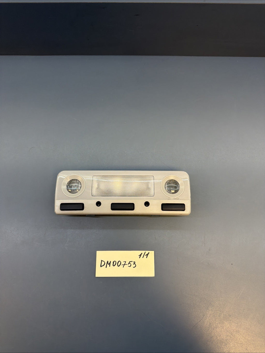 1997-2003 BMW E38 E39 Overhead upper dome light lamp switch panel OEM 8369511