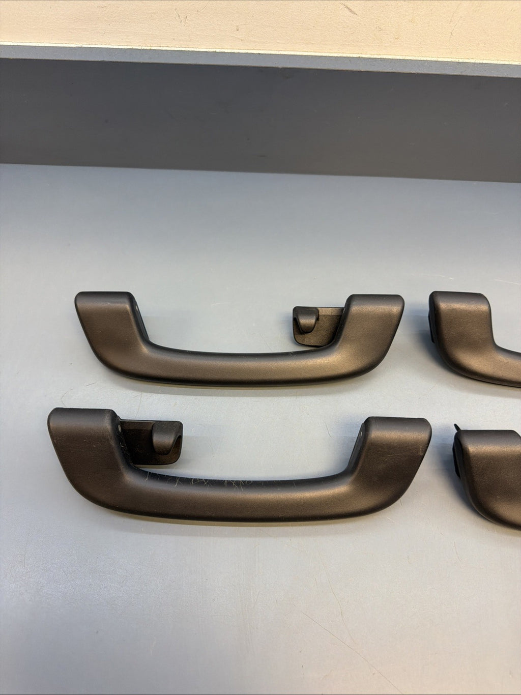 11-17 BMW F25 X3 SET OF 4 FRONT & REAR OVERHEAD GRAB HANDLE BLACK OEM