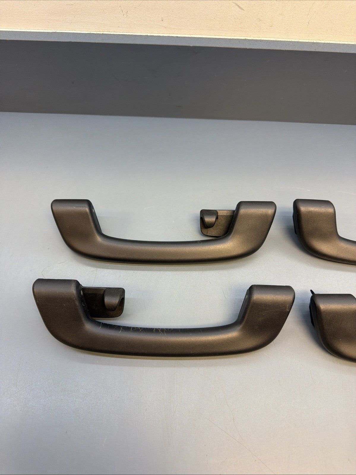 11-17 BMW F25 X3 SET OF 4 FRONT & REAR OVERHEAD GRAB HANDLE BLACK OEM