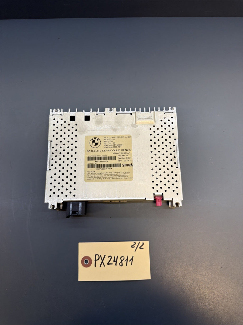 BMW 1 3 5 6 7 X5 X6 Z4 series SIRIUS SATELLITE RADIO MODULE GEN2.5 DLP 9192273