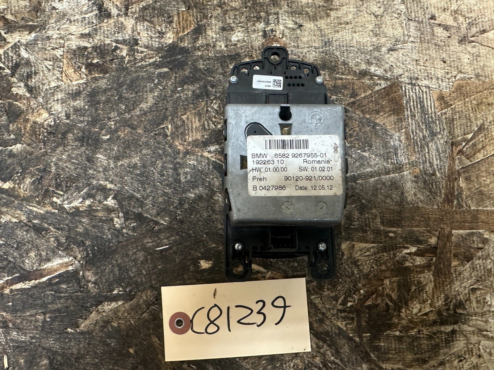 BMW 1 3 5 F10 F25 F30 F20 iDrive NAVIGATION CONTROL JOYSTICK OEM 9267955