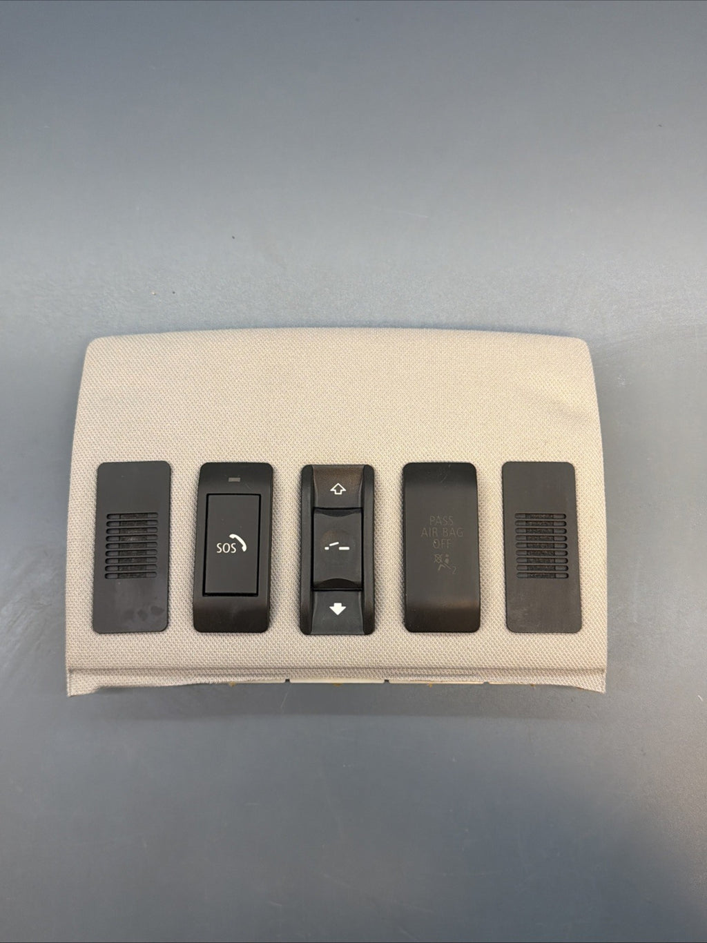 08 BMW 535xi E60 Front Upper Sunroof Mic Switch Control Switch Trim OEM 7125072