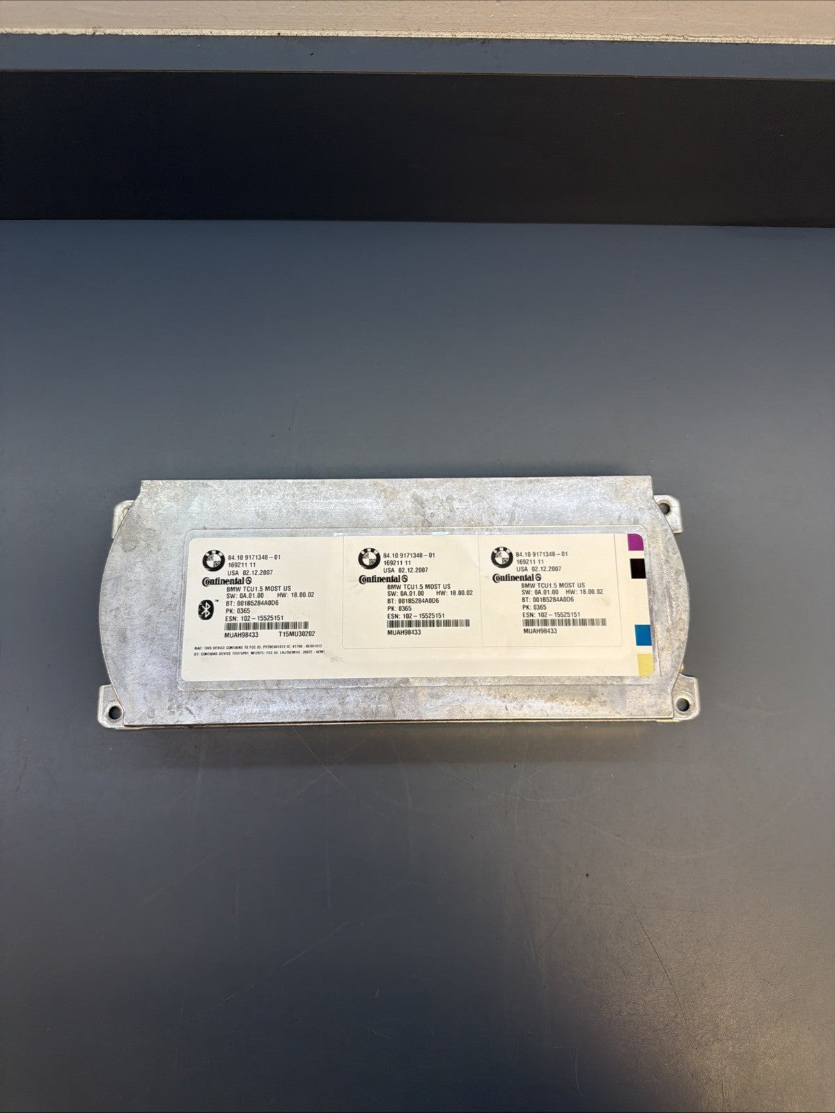 09-13 BMW E82 E88 E90 E92 E60 E64 E70 Telematics Bluetooth Control Module OEM
