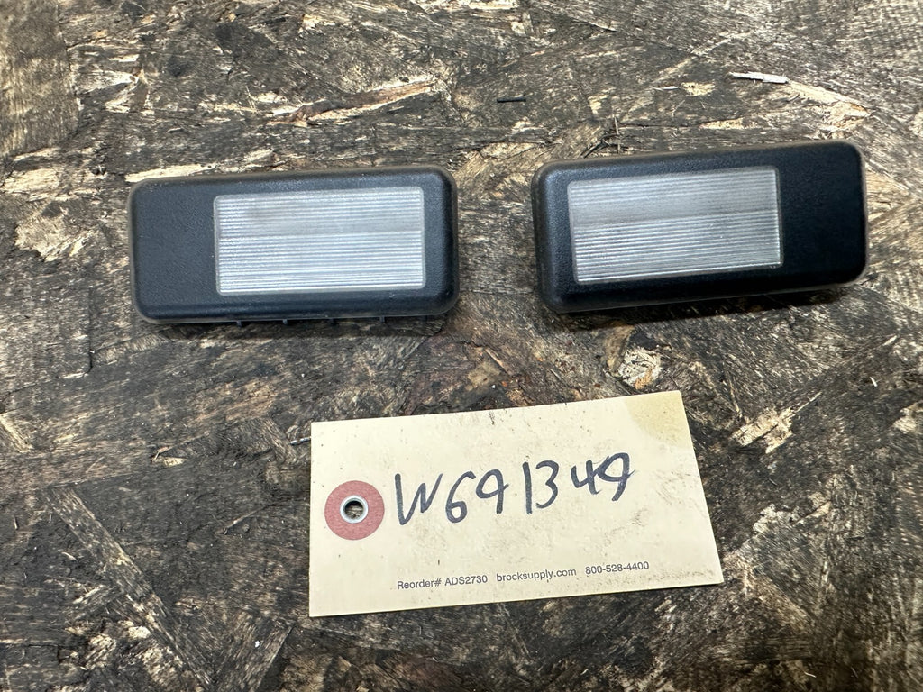 BMW 2003-2006 E83 X3 INTERIOR READING LIGHT SET BLACK OEM 140929+30