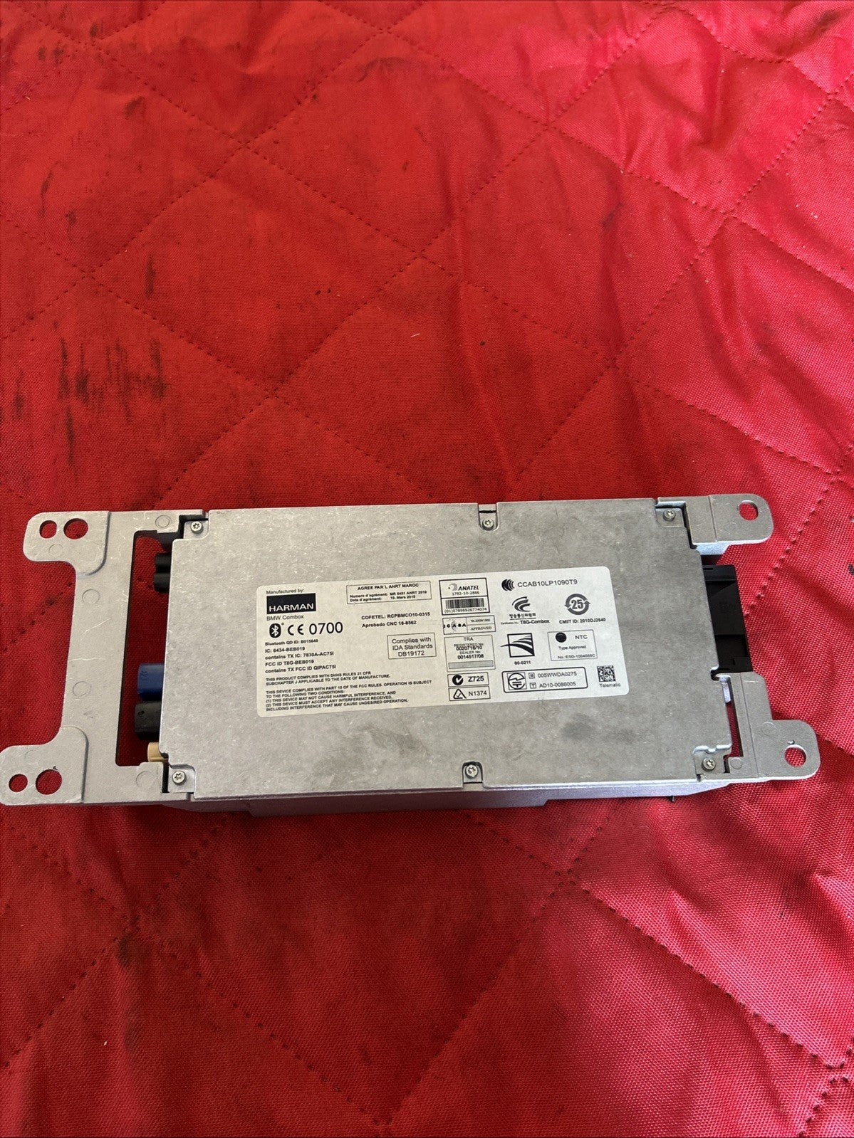 BMW 2007-2014 E70 X5 HARMAN BECKER TELEMATICS CONTROL MODULE OEM 9257163