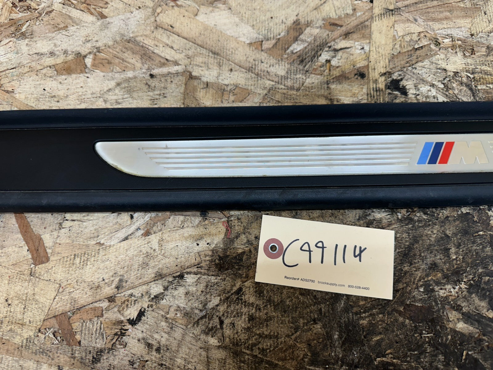 BMW 2006-2013 E92 INTERIOR LEFT+RIGHT DOOR SILL COVER M EDITION OEM 7900807/8