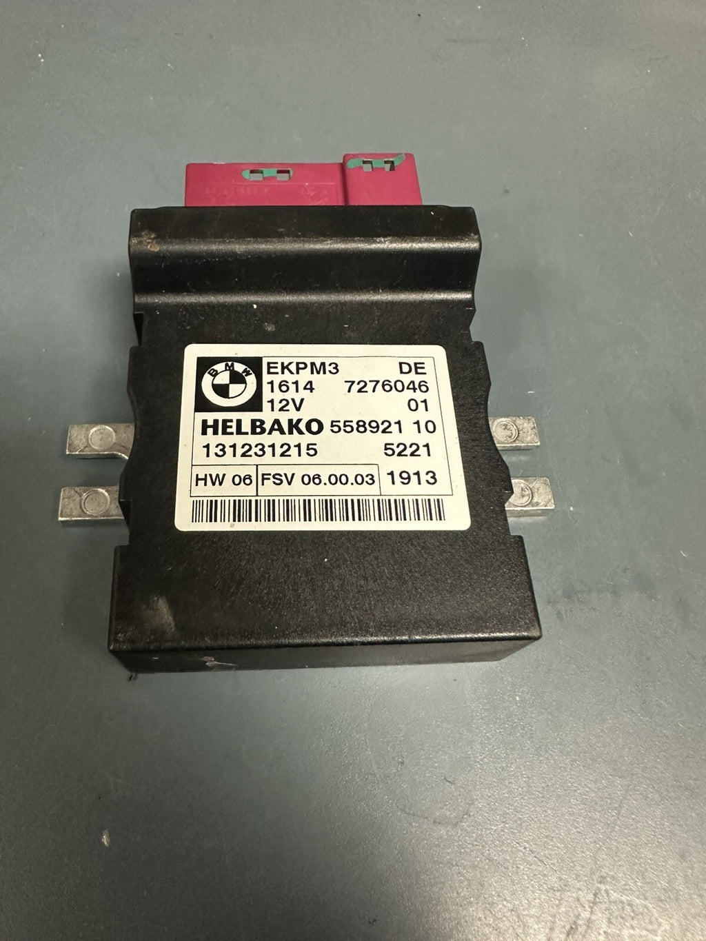 BMW 1 3 5 X5 E60 E70 E81 E82 E87 E90 Fuel Pump Control Unit Module EKPM3 7276046