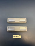 BMW E39 530I M5 540I E38 740I Front Sun Shade Mirror Light Grey Pair 8360010