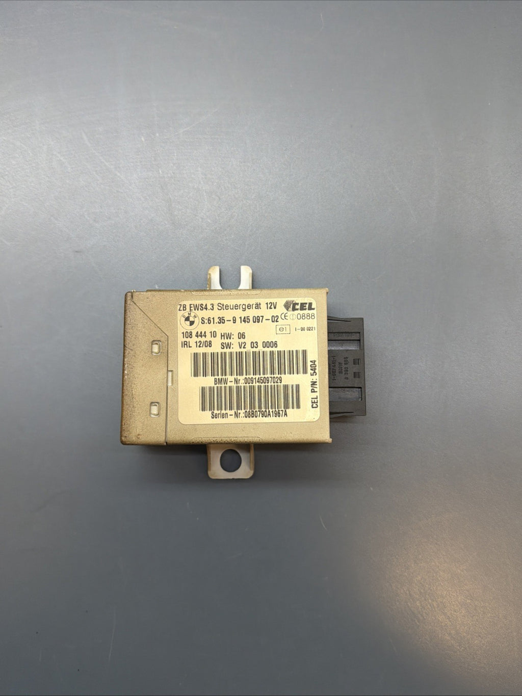 03-08 BMW Z4 E85 KEYLESS ANTI THEFT LOCKING IGNITION IMMOBILIZER MODULE 9145097