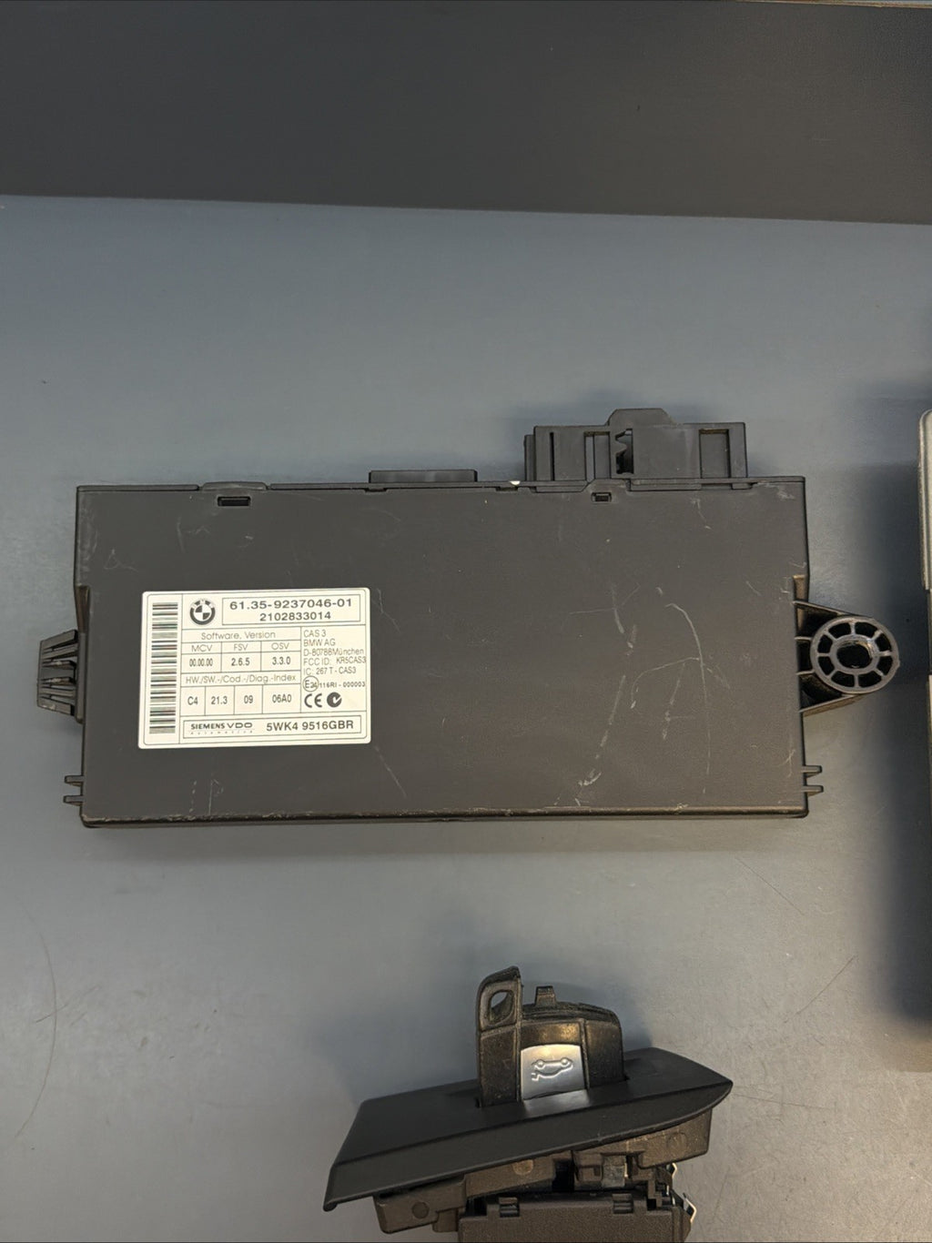 BMW 328I 128I E90 E92 E93 E82 N52 ENGINE ECU SET DME MSV80 CAS3 KEY SET 7614359