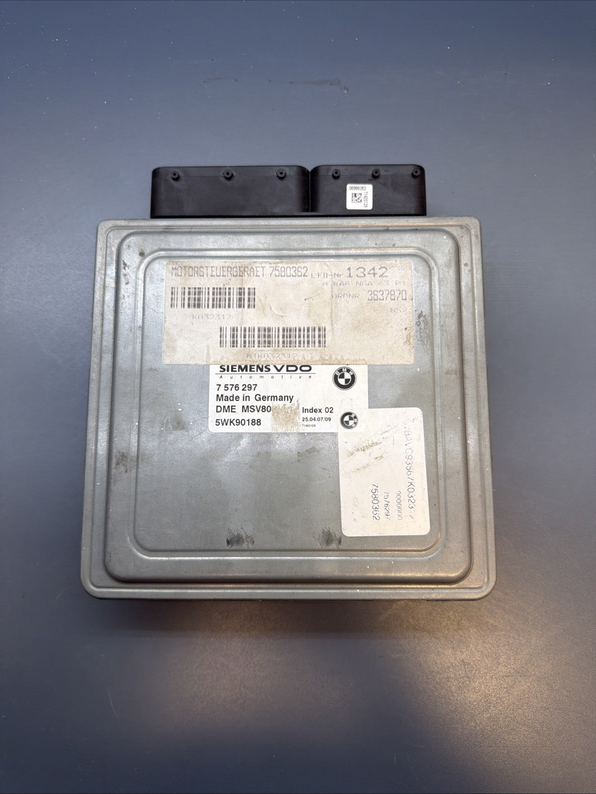BMW 328I 128I E90 E92 E93 E82 N52 ENGINE ECU SET DME MSV80 CAS3 KEY SET 7576297