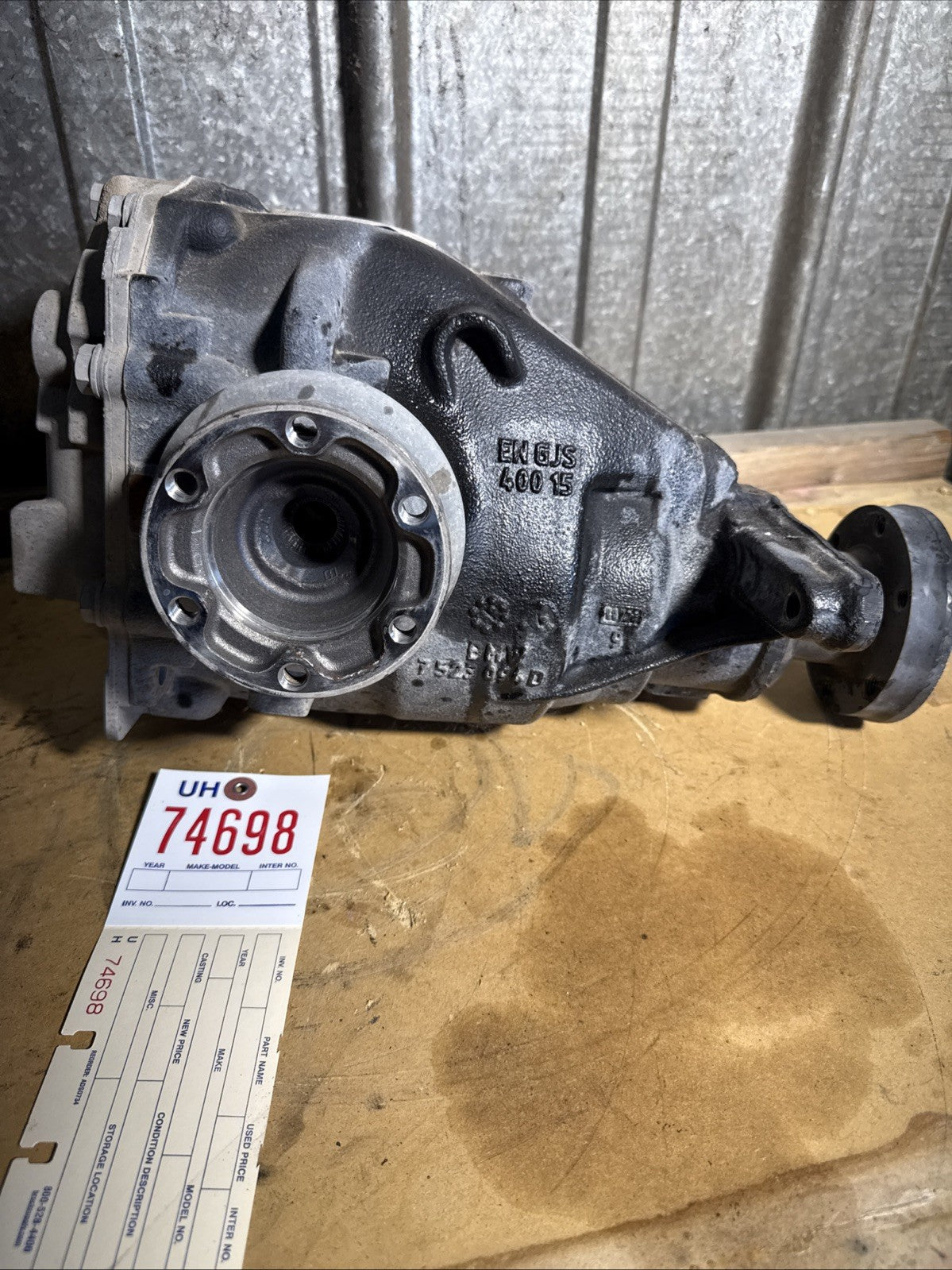 BMW REAR DIFFERENTIAL 5 530XI E60 SERIES  FINAL DRIVE 3.73 7528314