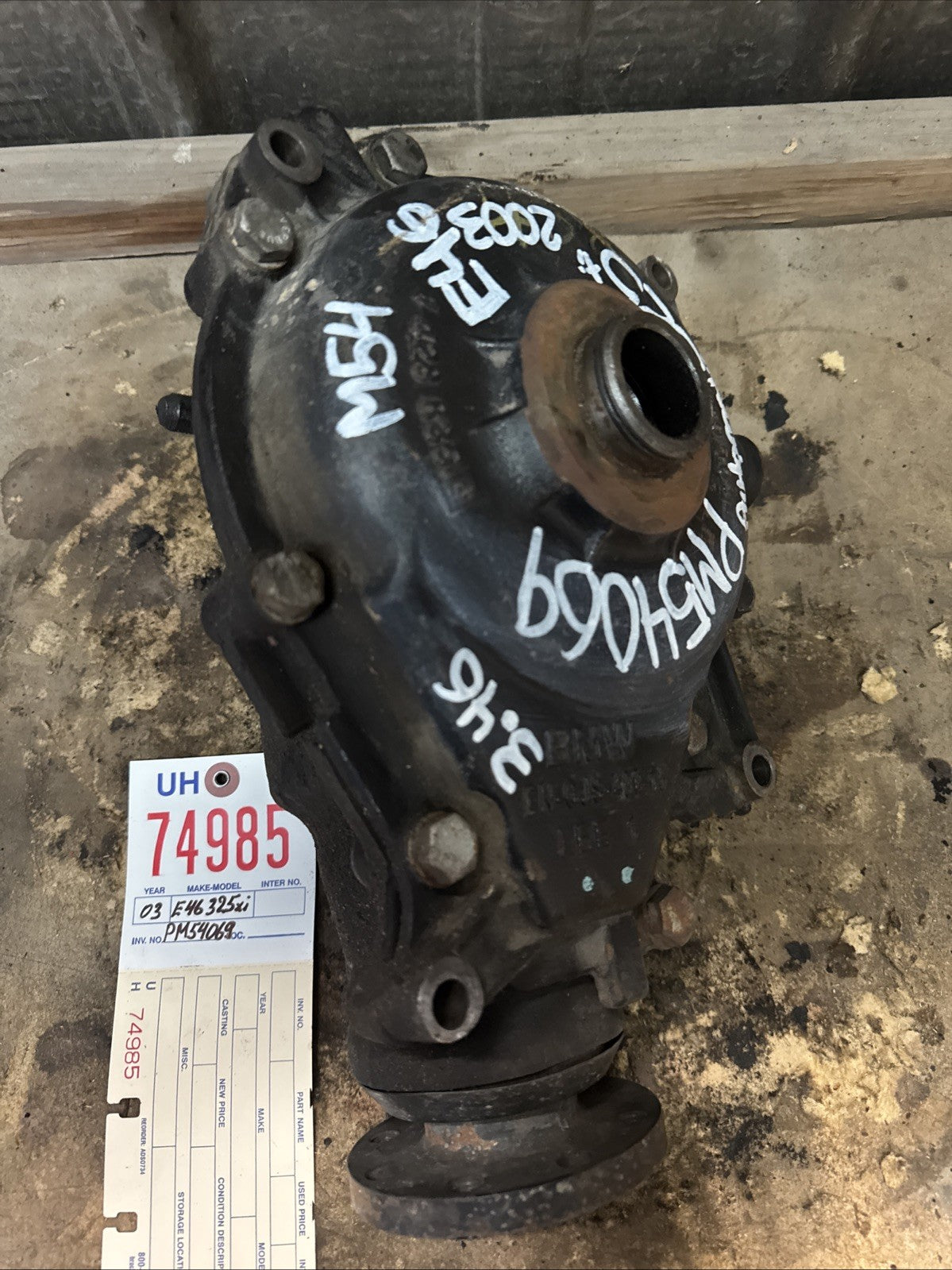 Front Differential Carrier Final 3.46 Drive AWD Diff OEM BMW E46 325 