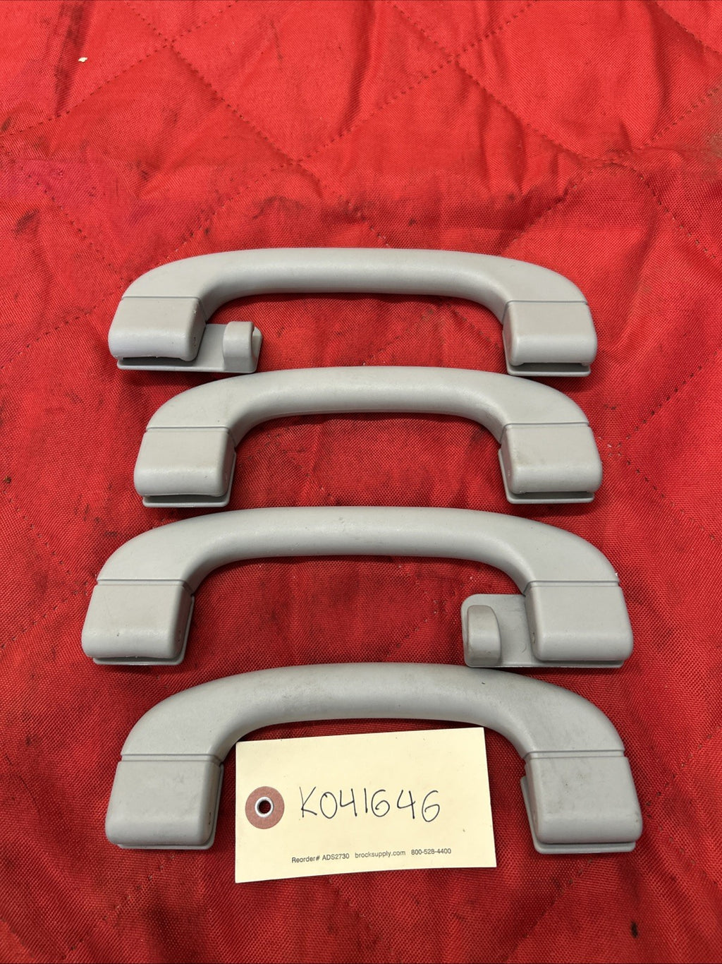 06-11 BMW E90 328I 335I INTERIOR ROOF GRAB HANDLE 7033659 OEM SET OF 4 GREY