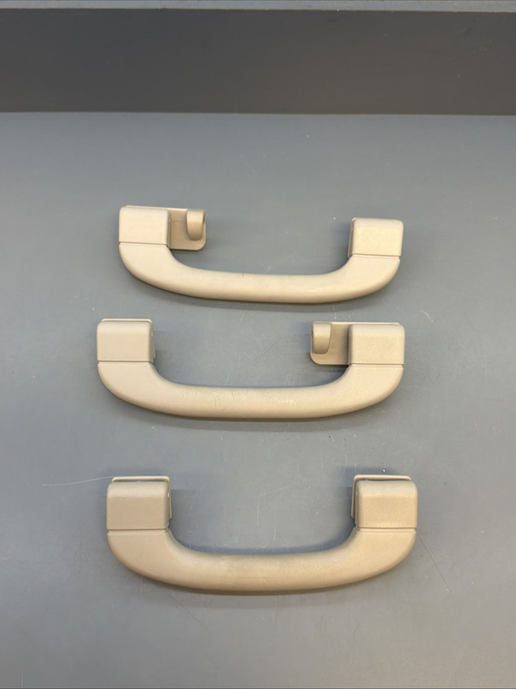 2011 - 2013 BMW X5 E70 Front / Rear Side Upper Roof Grab Handle Set of 3 GREY