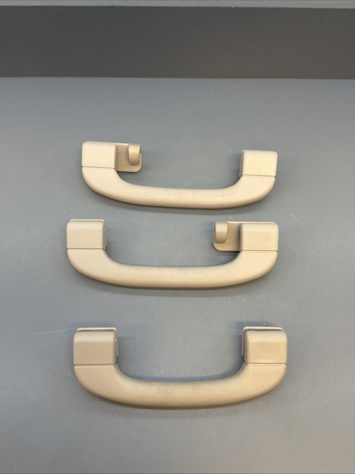 2011 - 2013 BMW X5 E70 Front / Rear Side Upper Roof Grab Handle Set of 3 GREY