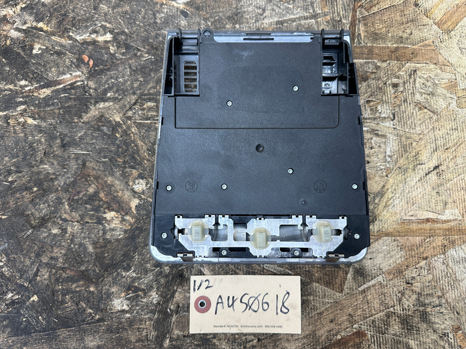 BMW 04-12 BROKEN E90 BEIGE OVERHEAD FRONT READING LIGHT+SUNROOF SWITCH 9197770