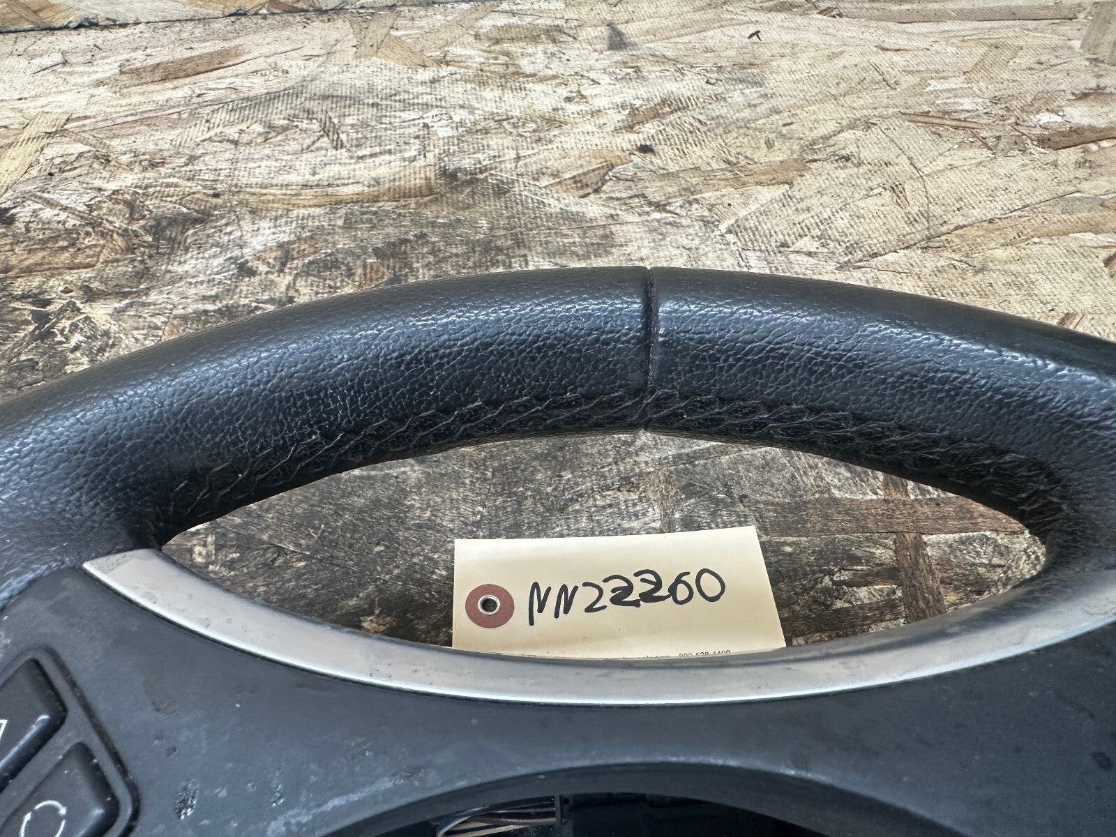BMW 06-11 E90 3 SERIES BLACK LEATHER SPORT STEERING WHEEL W PADDLES OEM 6795858