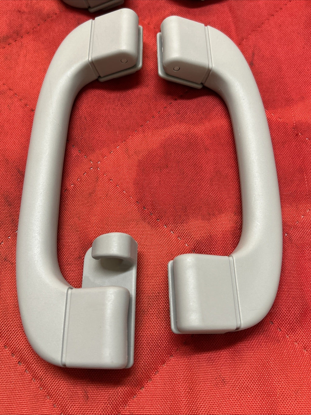 06-11 BMW E90 328I 335I INTERIOR ROOF GRAB HANDLE 7033659 OEM SET OF 4 GREY