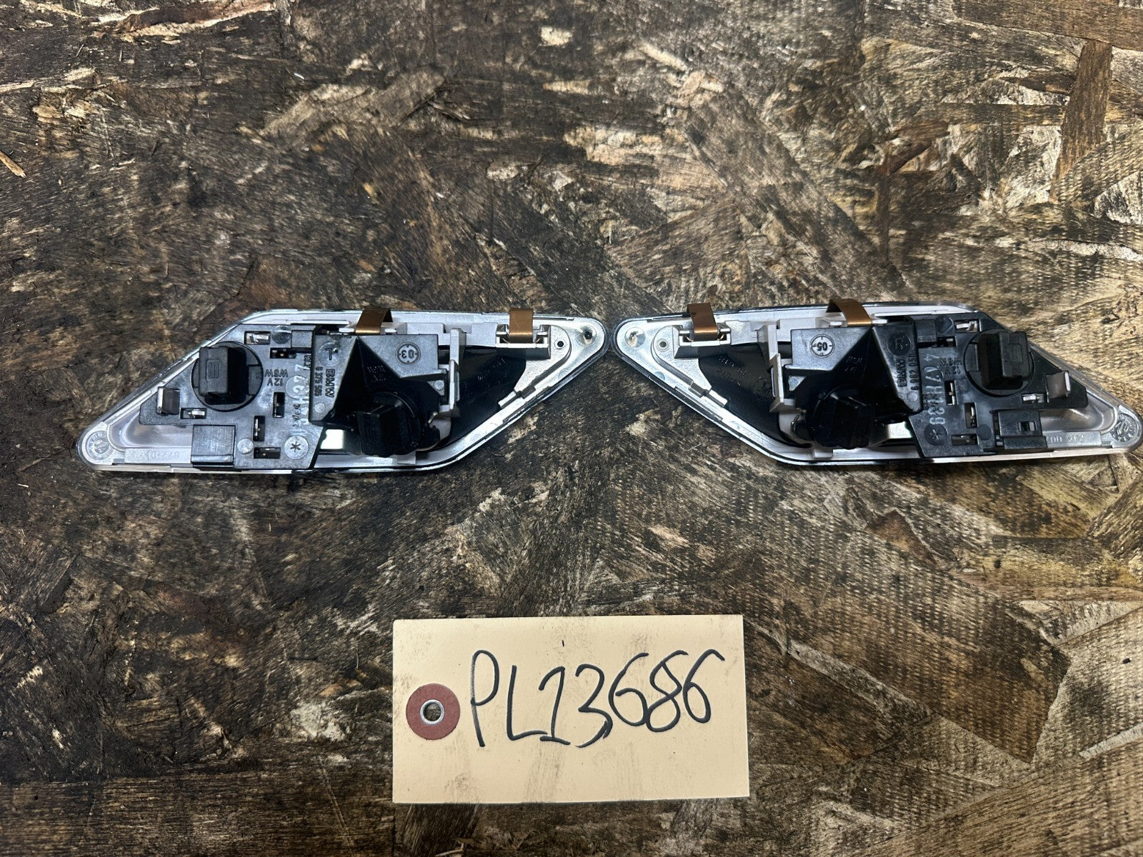 BMW 1999-2006 E46 INTERIOR READING LIGHTS SETS 2PC OEM 00787702+00787701