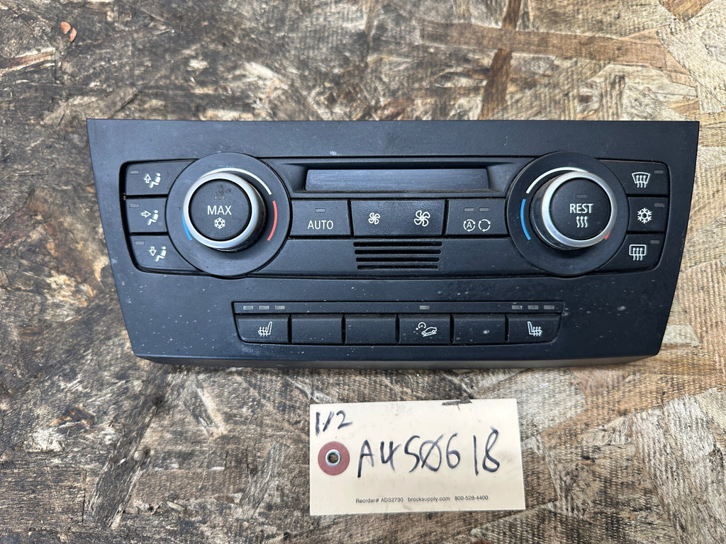 BMW 2006-2012 E90 HVAC HEATER AC CLIMATE CONTROL SWITCH PANEL BLACK OEM 9199260