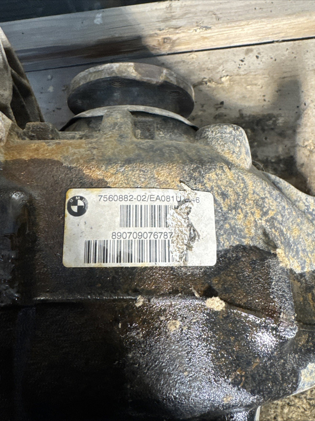 BMW REAR DIFFERENTIAL E60 535XI AUTOMATIC SERIES FINAL DRIVE 7560882