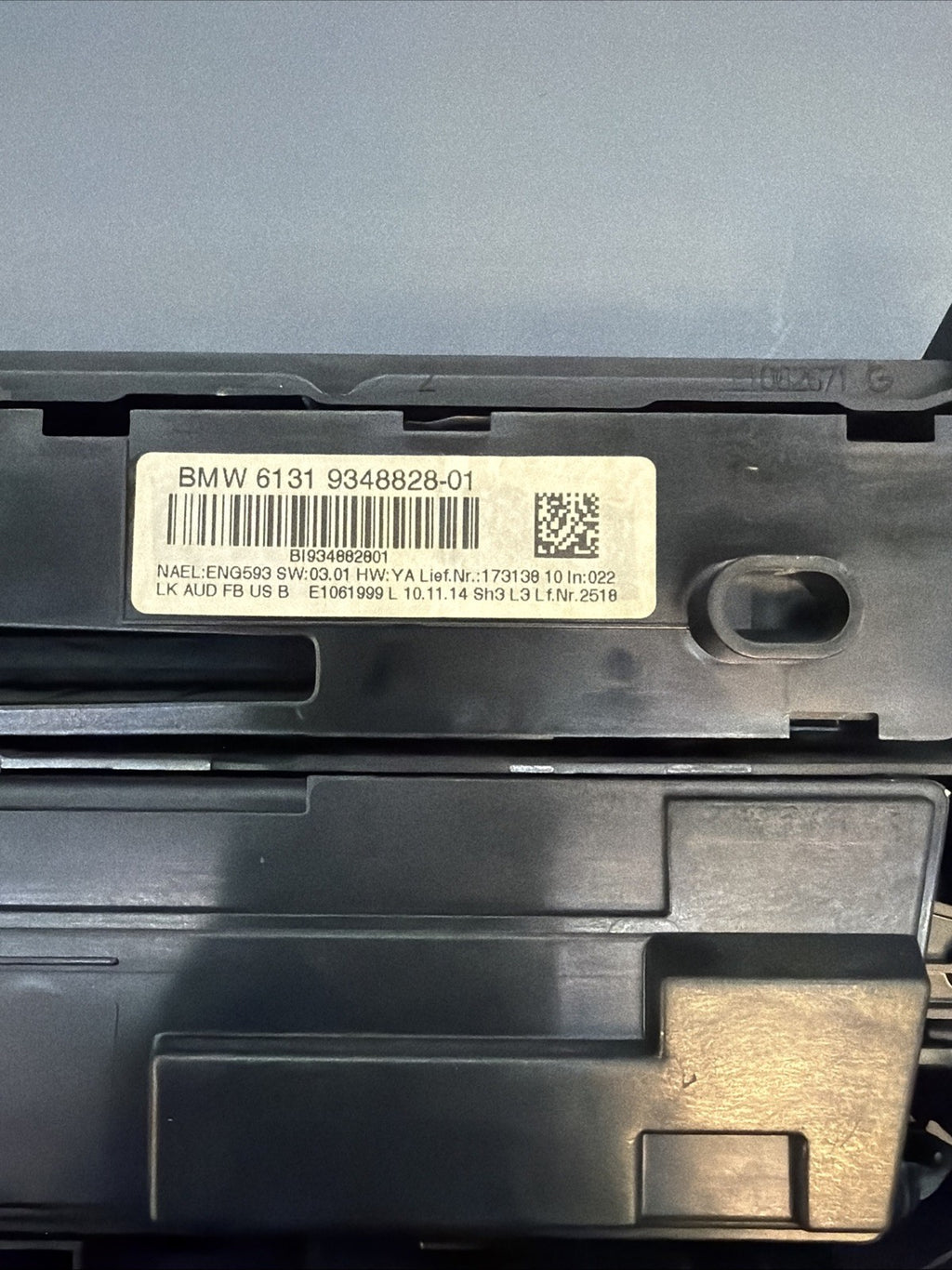 2012-2015 BMW 320i 328i 335i Climate Temperature Control Panel OEM 61319348828