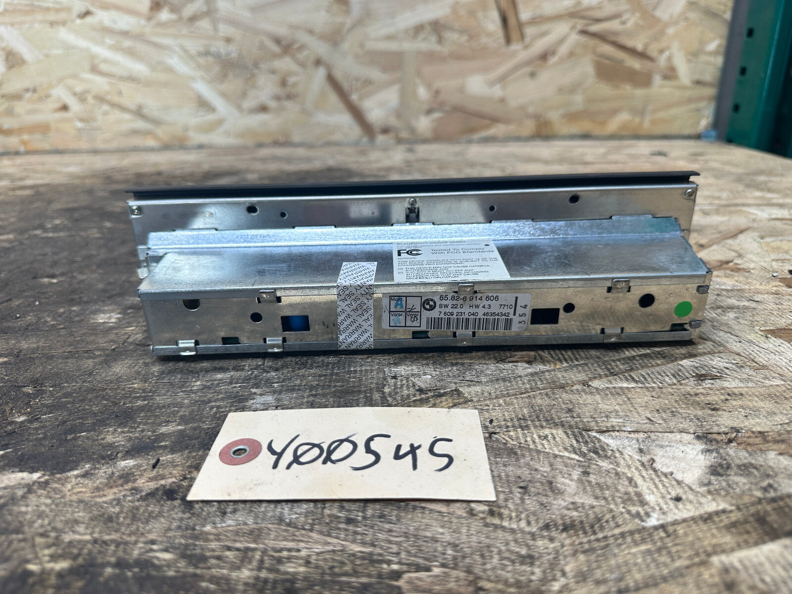 BMW 98-06 E53 X5 CENTRAL INFORMATION DISPLAY+RADIO TUNER OEM 6914606