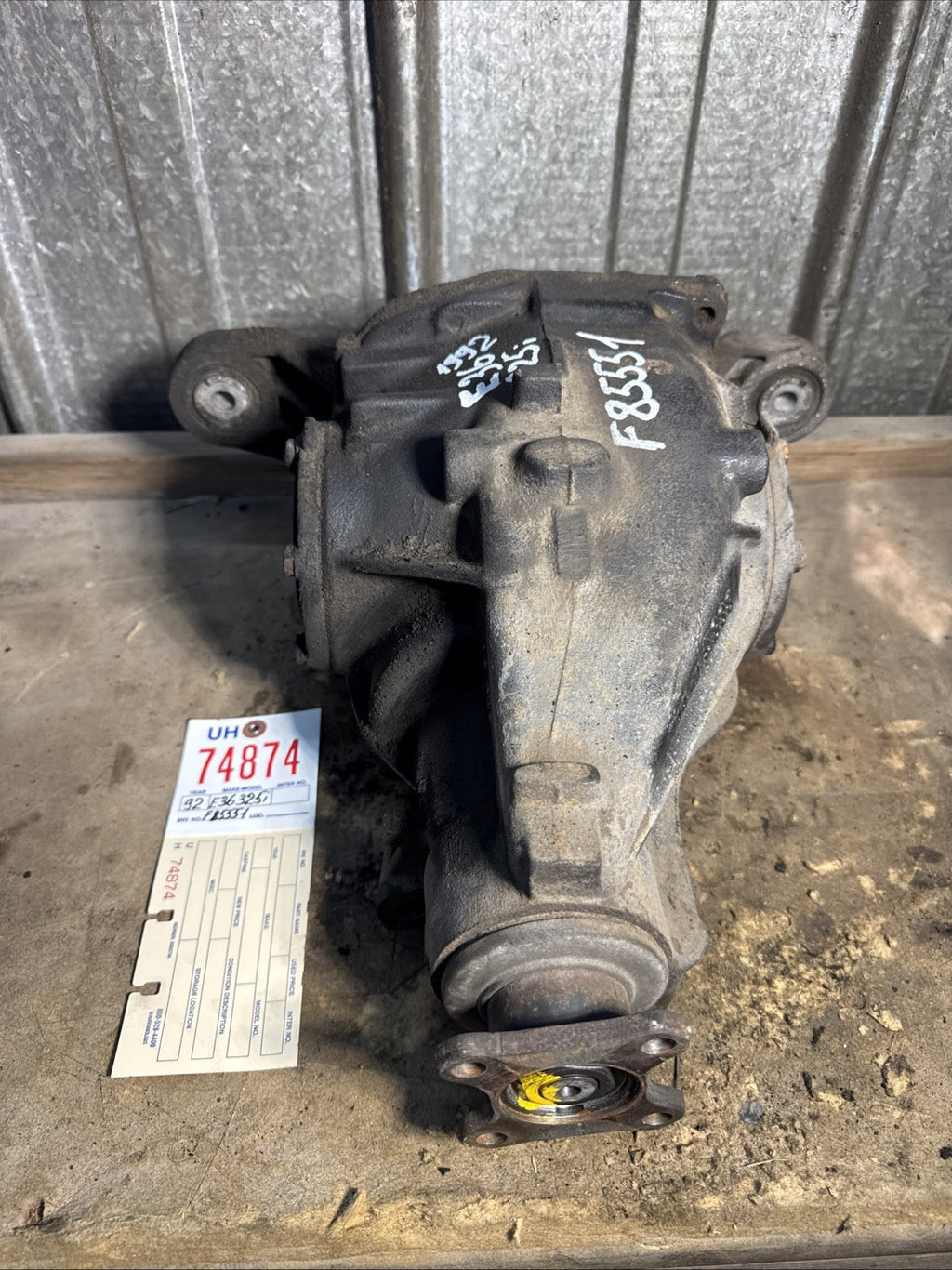 BMW REAR DIFFERENTIAL E36 325I AUTOMATIC SERIES FINAL DRIVE 3.91 3310 1212852