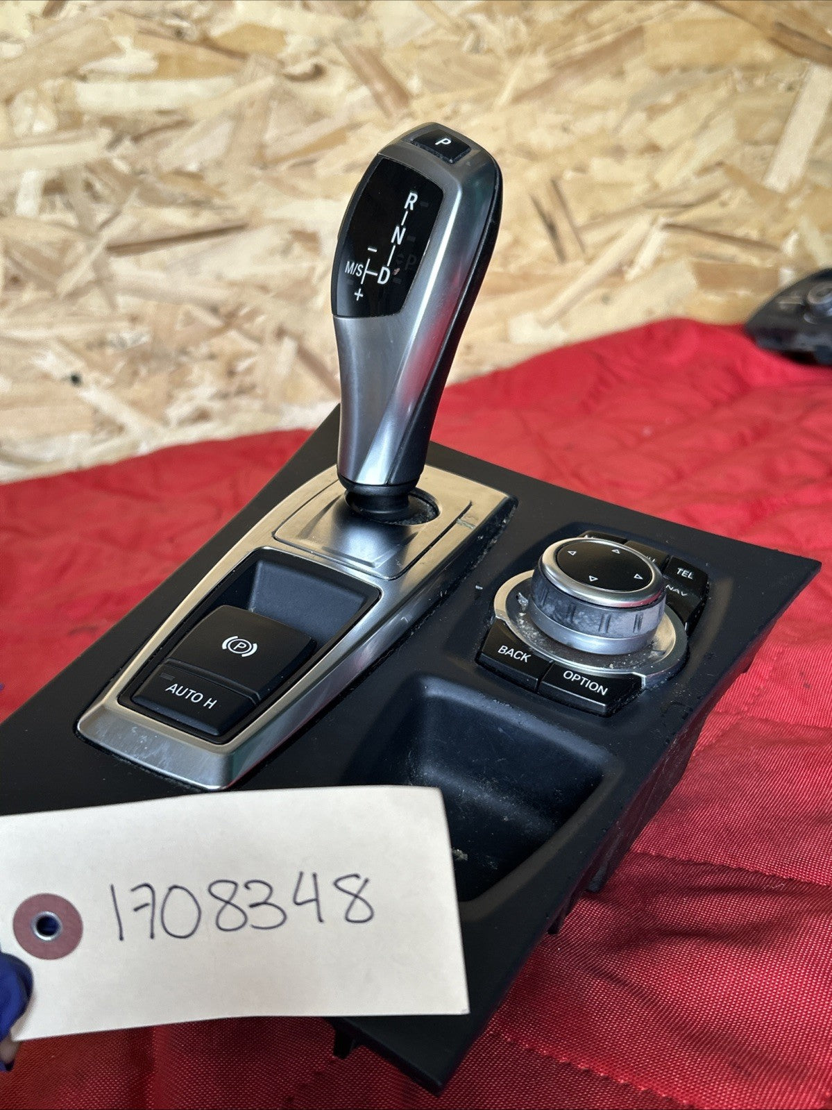 07-13 BMW X5 E70 Floor Gear Shifter Selector W/ Bezel 9164483 Oem