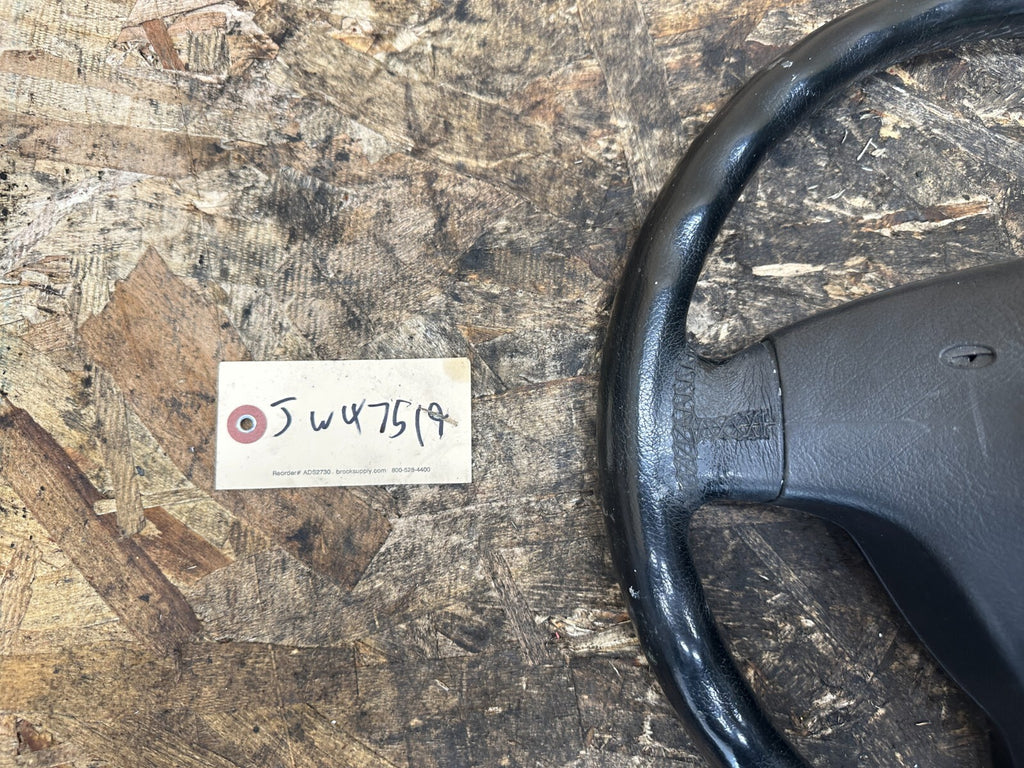 BMW 99-06 E46 3 SERIES MULTIFUNCTION SPORT STEERING WHEEL LEATHER BLACK 6753534