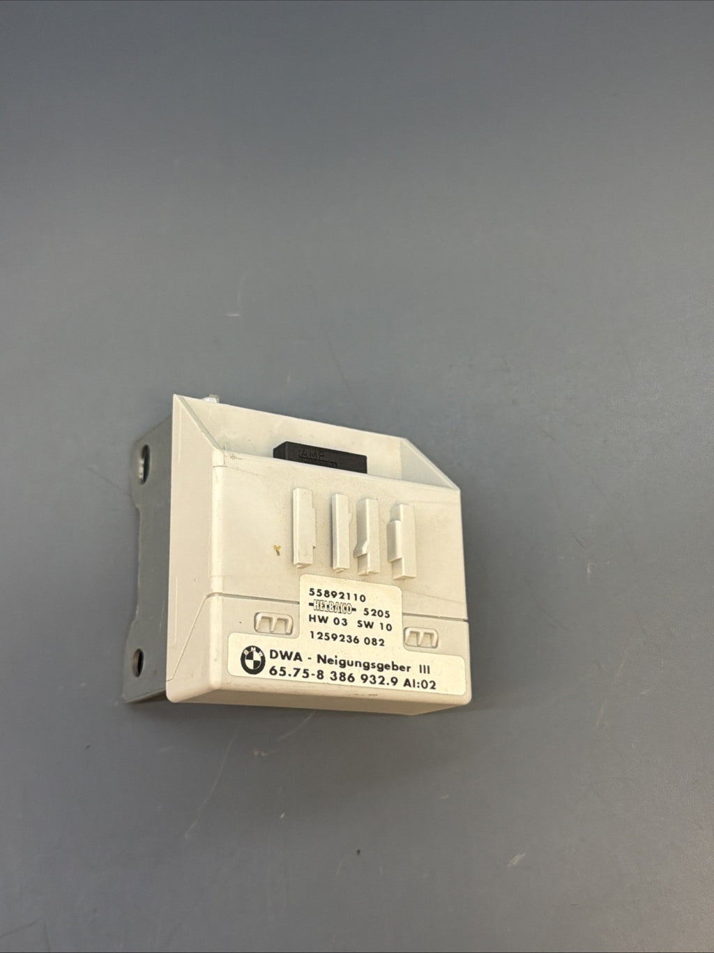 97-03 BMW E46 E39 SECURITY INCLINATION INDICATOR SENSOR MODULE OEM 8386932