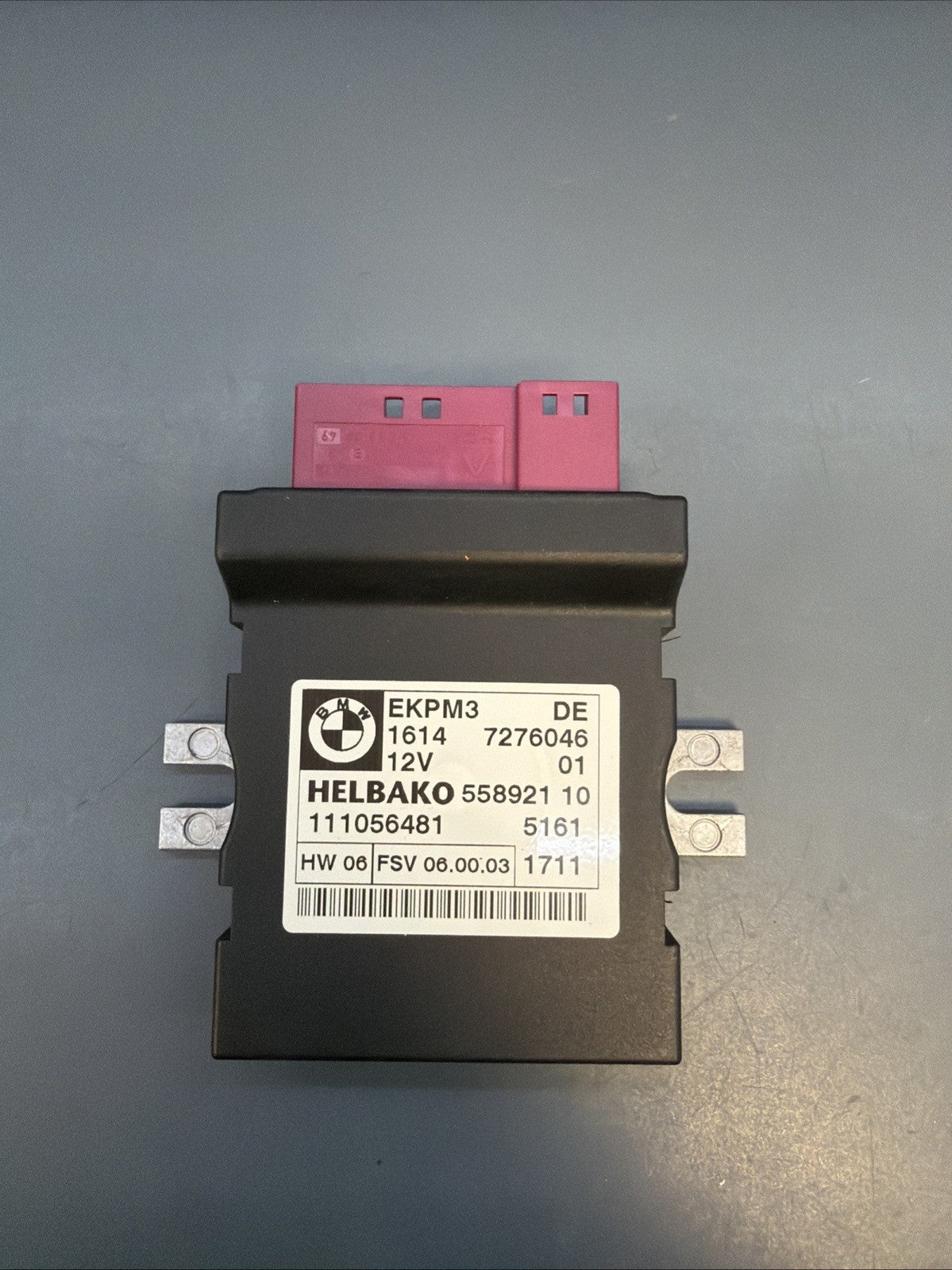 BMW 1 3 5 X5 E60 E70 E81 E82 E87 E90 Fuel Pump Control Unit Module EKPM3 7276046
