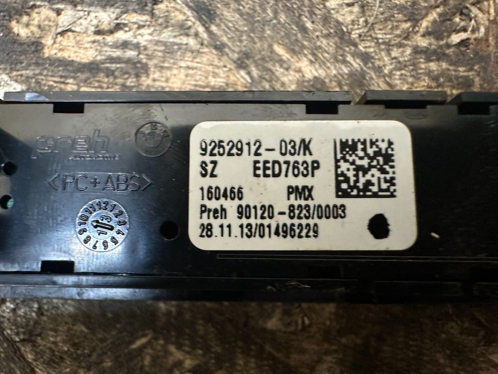 BMW 12-20 F30 F32 F25 CENTER TRACTION CONTROL DRIVE MODE SWITCH OEM 9252912