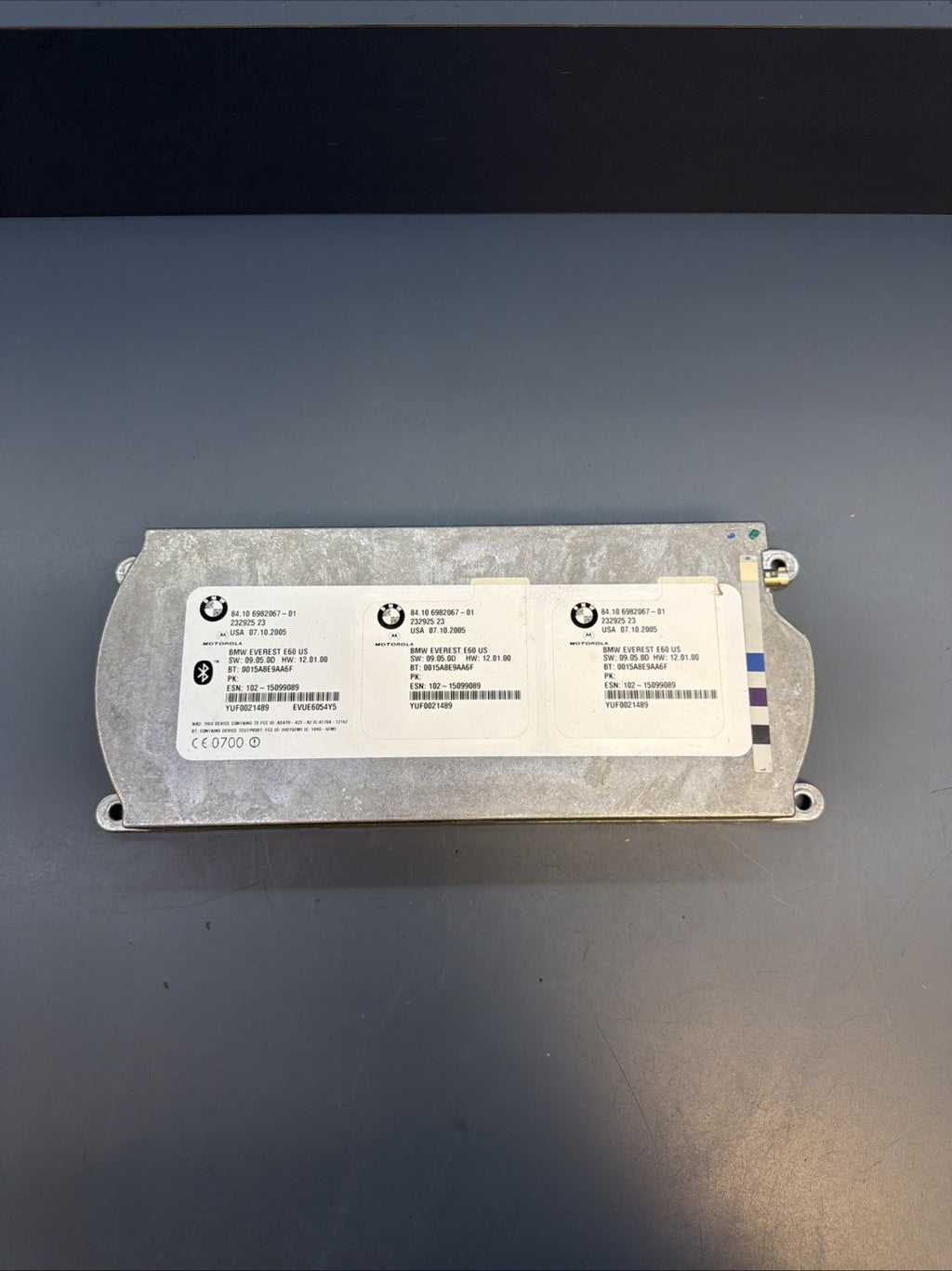 06-08 BMW E60 E90 325i 330Xi Telamatics Bluetooth Module Unit 6982067